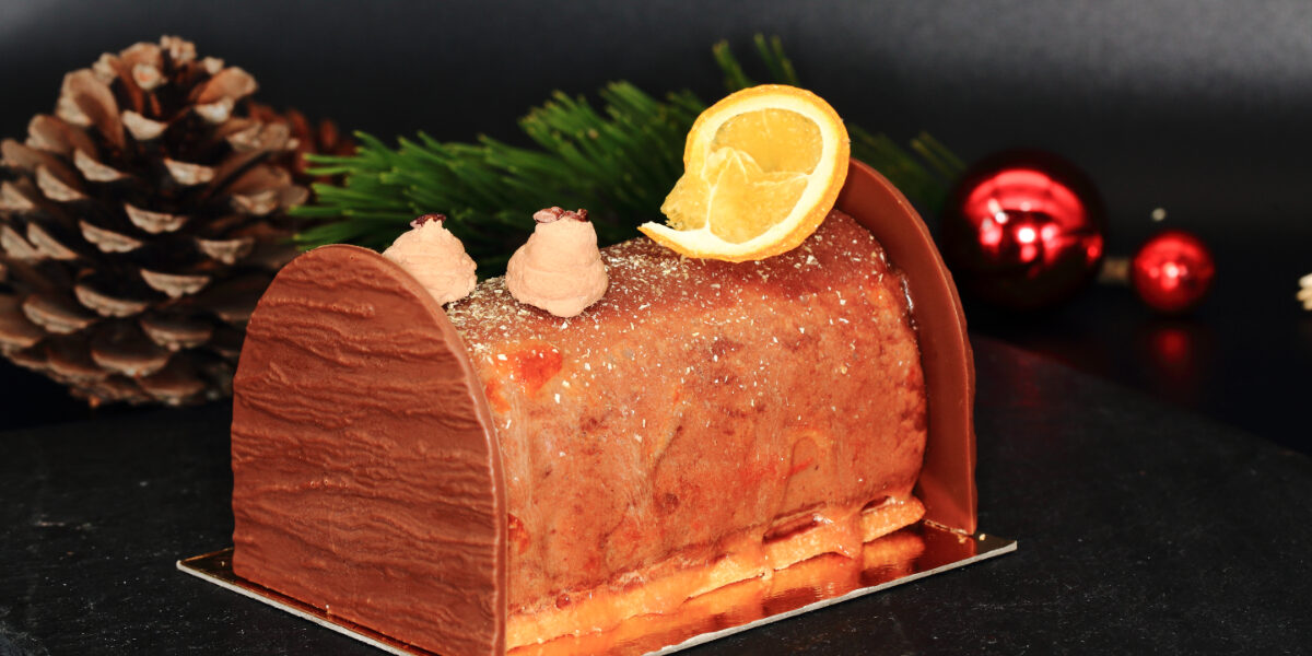 Bûche Glacée - Orange & Schokolade